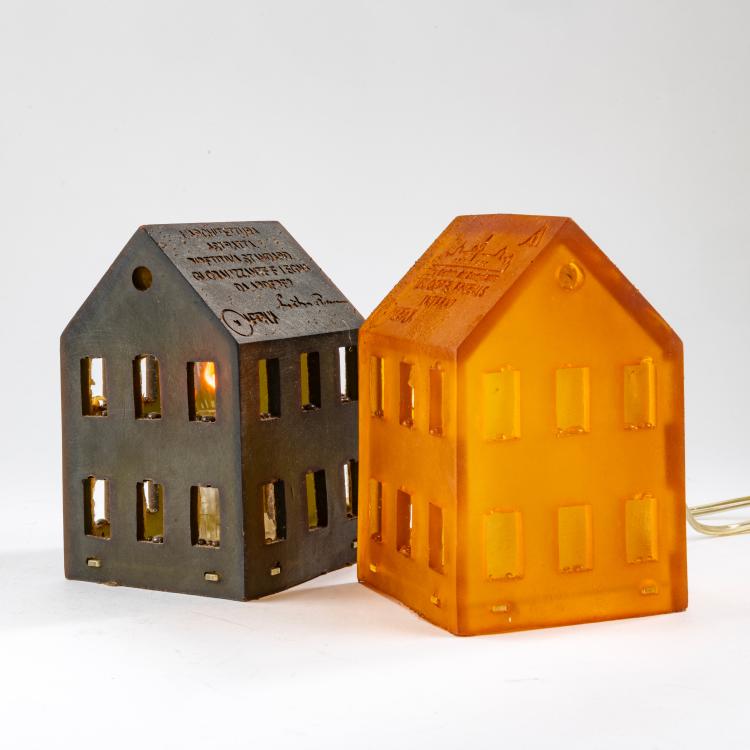 Hauptbild zu Objekt, Zwei Tischleuchten 'Casa Fuego', um 2007, Gaetano Pesce, Meritalia, Italien / Italy, 178B 942