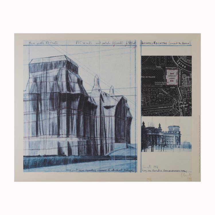 Hauptbild zu Objekt, 'Wrapped Reichstag', 1992,  Christo und Jeanne Claude, 179C 799