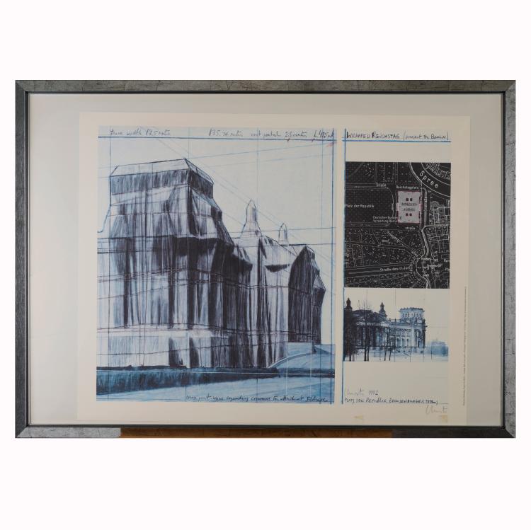Bild 1 zu Objekt, 'Wrapped Reichstag', 1992,  Christo und Jeanne Claude, 179C 799