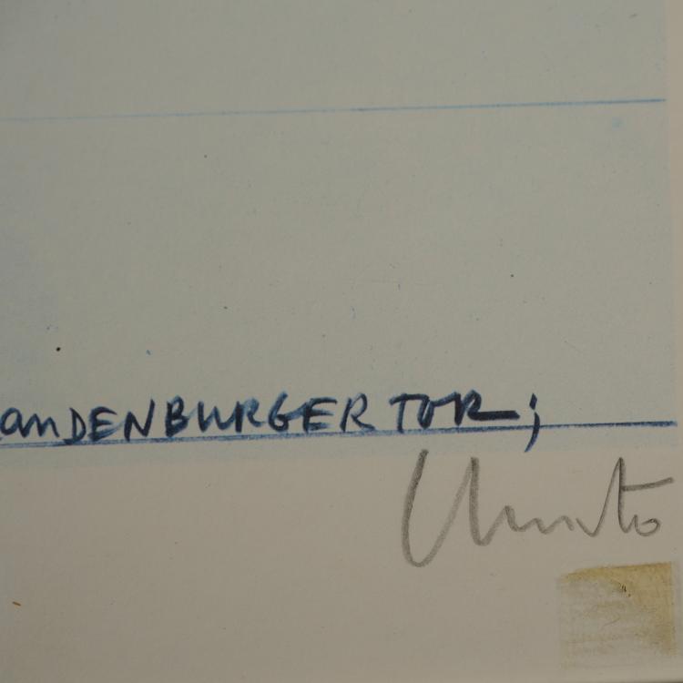 Bild 2 zu Objekt, 'Wrapped Reichstag', 1992,  Christo und Jeanne Claude, 179C 799