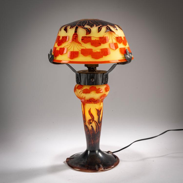 Hauptbild zu Objekt, Tischleuchte 'Amourettes', 1922-25, Schneider, Epinay-sur-Seine, 178A 166