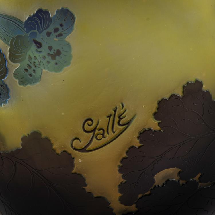 Bild 3 zu Objekt, Gro&szlig;e Vase 'Hibiscus', 1925-36, Gall&eacute;, Nancy, 178A 122