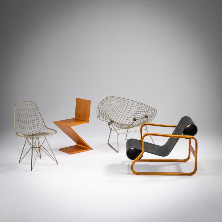 Bild 1 zu Objekt, Vier Miniatur-Sitzm&ouml;bel, 1990er/2000er Jahre, Vitra Design Museum, Weil am Rhein, 178B 615