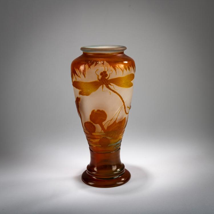 Hauptbild zu Objekt, Vase 'N&eacute;nuphars et libellule', 1905-08, Gall&eacute;, Nancy, 178A 78