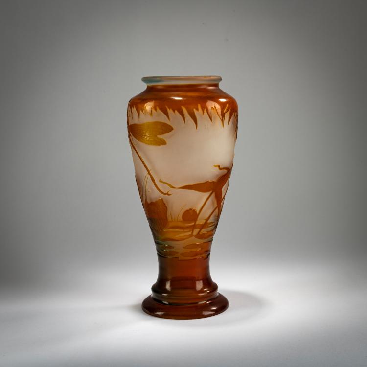 Bild 2 zu Objekt, Vase 'N&eacute;nuphars et libellule', 1905-08, Gall&eacute;, Nancy, 178A 78