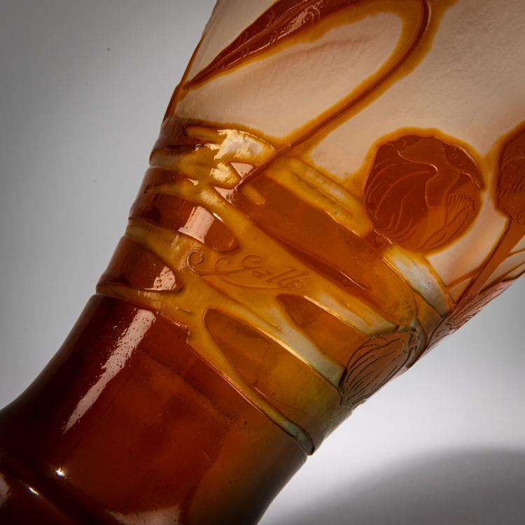 Bild 3 zu Objekt, Vase 'N&eacute;nuphars et libellule', 1905-08, Gall&eacute;, Nancy, 178A 78