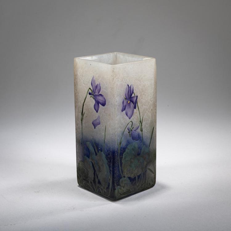 Bild 1 zu Objekt, Vase 'Violettes', um 1905, Daum Fr&egrave;res, Nancy, 178A 23