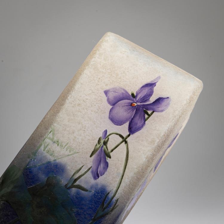 Bild 3 zu Objekt, Vase 'Violettes', um 1905, Daum Fr&egrave;res, Nancy, 178A 23