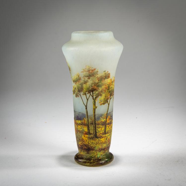 Bild 1 zu Objekt, Vase 'Paysage en &eacute;t&eacute;', um 1903-05, Daum Fr&egrave;res, Nancy, 178A 13