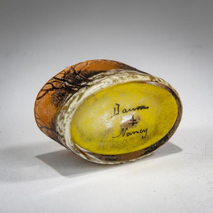 Bild 2 zu Objekt, Miniaturschale 'Cr&eacute;puscule neige' oder 'Paysage hiver', um 1902, Daum Fr&egrave;res, Nancy, 178A 11