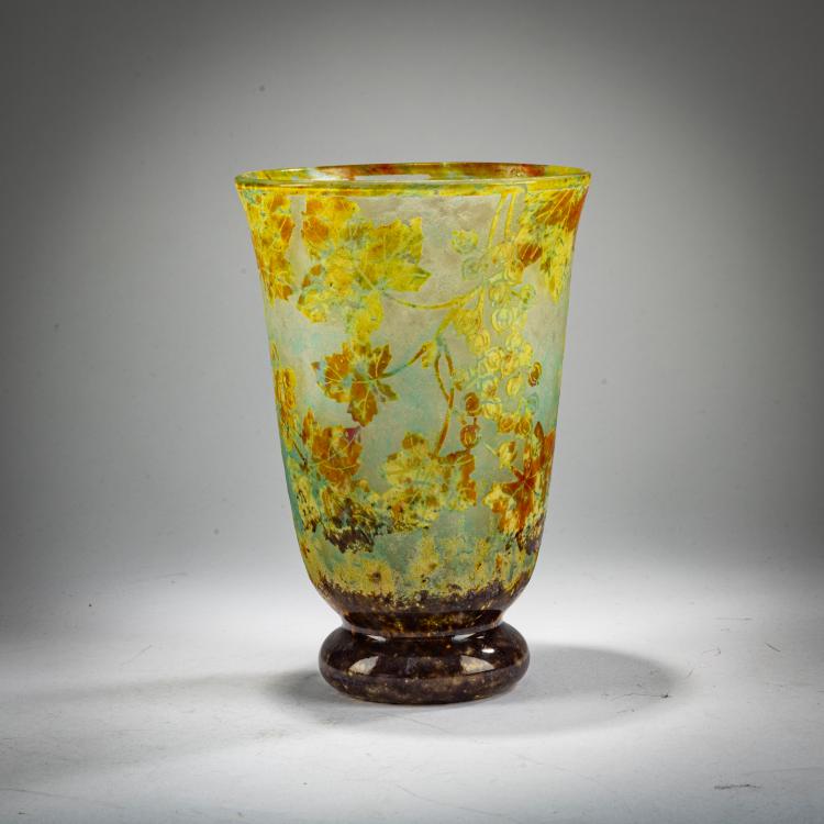 Bild 2 zu Objekt, Vase 'Vigne vierge', um 1910, Daum Fr&egrave;res, Nancy, 178A 36