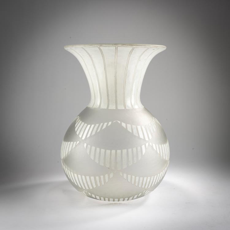 Bild 1 zu Objekt, Gro&szlig;e Balustervase, um 1930, Daum Fr&egrave;res, Nancy, 178A 51