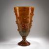 Tall vase 'Jades' with cabochons, c. 1920