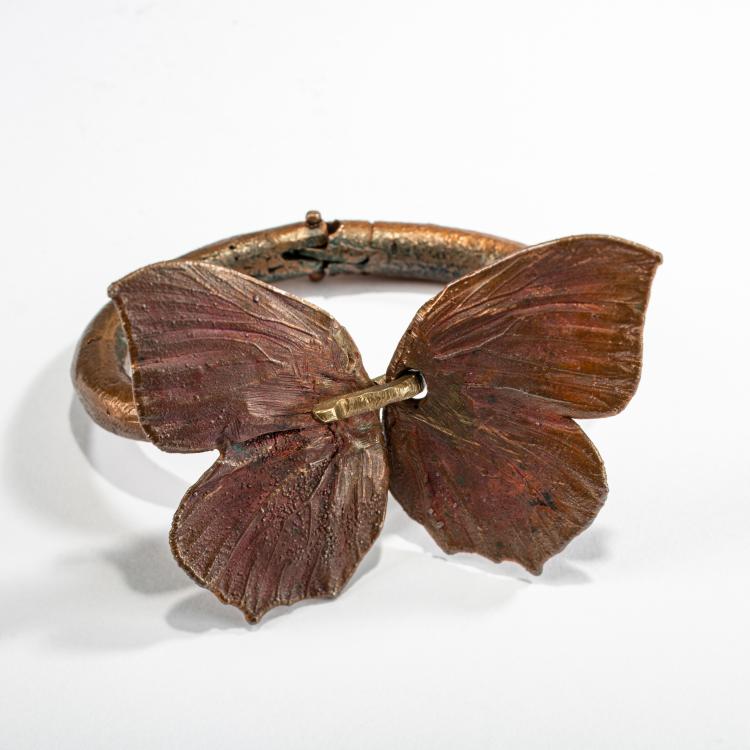 Hauptbild zu Objekt, Armreif 'Papillon', 1980er Jahre, Claude Lalanne, 178C 957