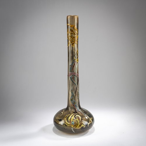 Hohe Stangenvase 'Tulipes de Perroquet', um 1897/98