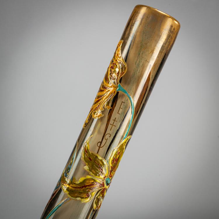 Bild 3 zu Objekt, Hohe Stangenvase 'Tulipes de Perroquet', um 1897/98, Emile Gall&eacute;, Gall&eacute;, Nancy, 178A 62