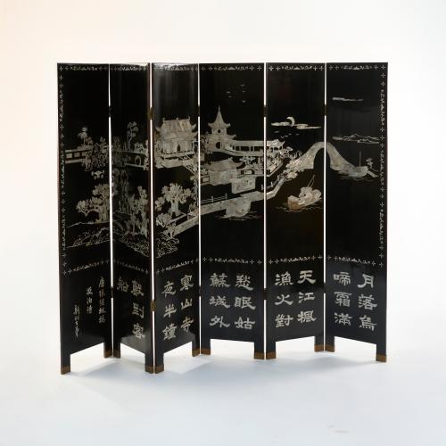 Lacquer screen 'Coromandel'