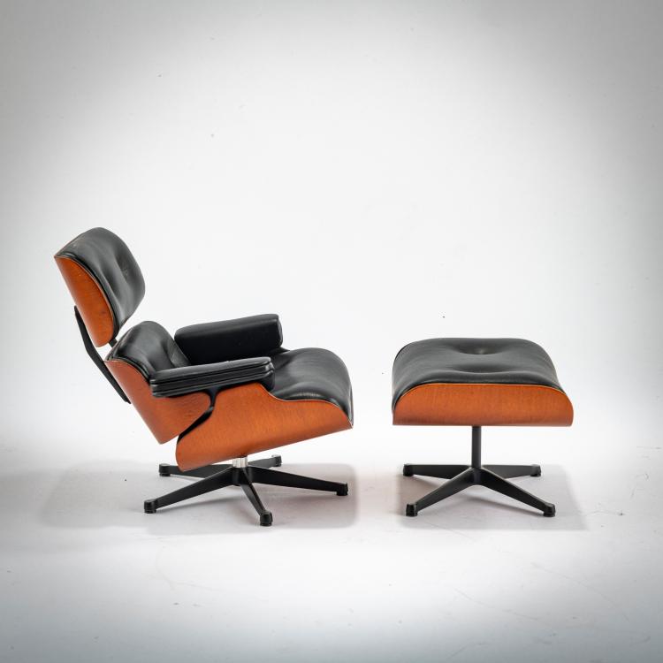 Bild 1 zu Objekt, Miniature armchair 'Lounge Chair', 1956 (design), Charles & Ray Eames, Vitra Design Museum, Weil am Rhein, 178B 619