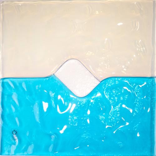 Six glass panels, 1980s