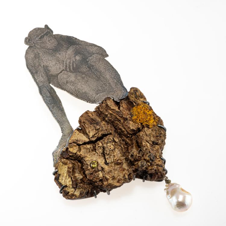 Hauptbild zu Objekt, Brooch 'The Look', 2018, Lena Lindahl, 178C 984