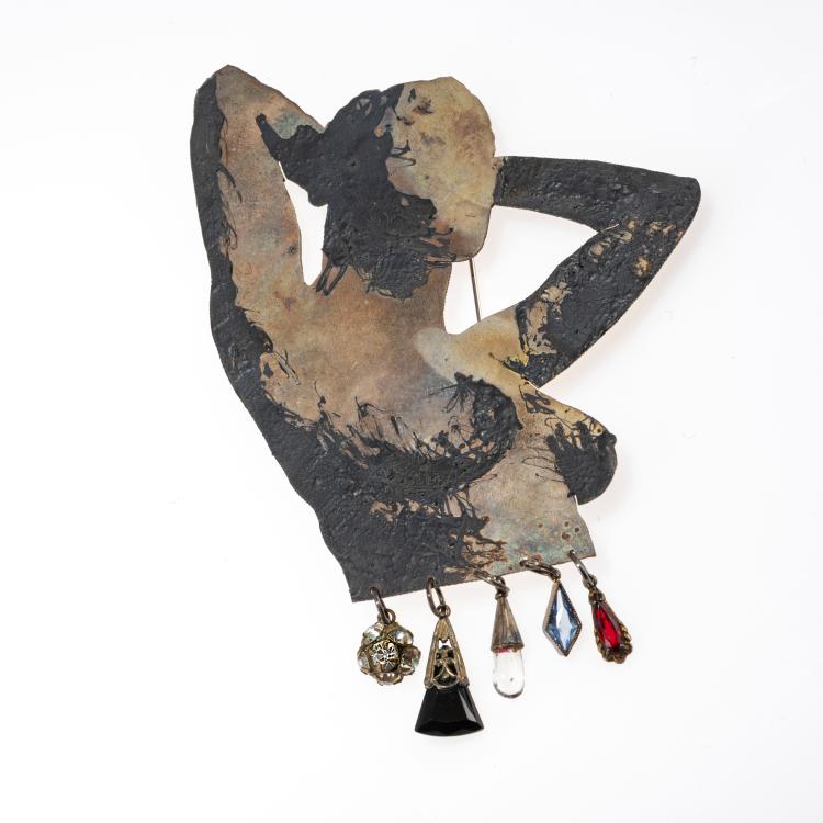 Hauptbild zu Objekt, Brooch from the series 'Cut-Outs and Pin-ups', 2003, Petra Zimmermann, 178C 999