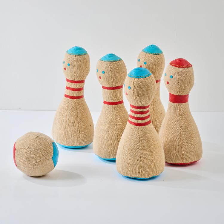 Hauptbild zu Objekt, F&uuml;nf Kegel und eine Kugel, 1968, Renate M&uuml;ller, M&uuml;ller, Renate, Therapeutisches Spielzeug, Sonneberg, 178B 626