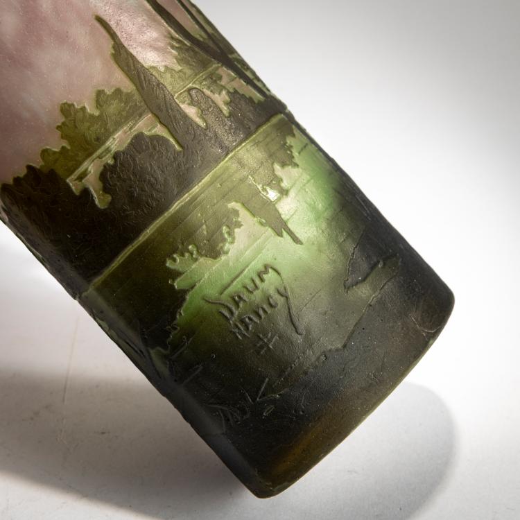 Bild 1 zu Objekt, Vase 'Paysage', um 1910, Daum Fr&egrave;res, Nancy, 178A 38