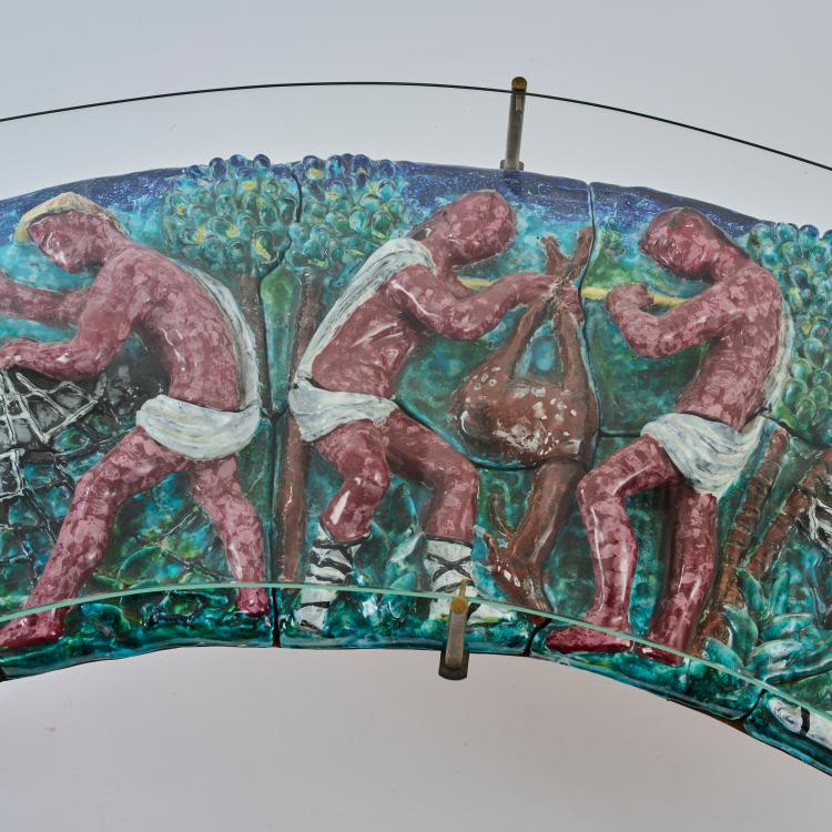 Bild 4 zu Objekt, Sofatisch 'Pescatore' - 'Cacciatore', um 1955, Otello Rosa (zugeschrieben), San Polo, Venedig, 178B 688