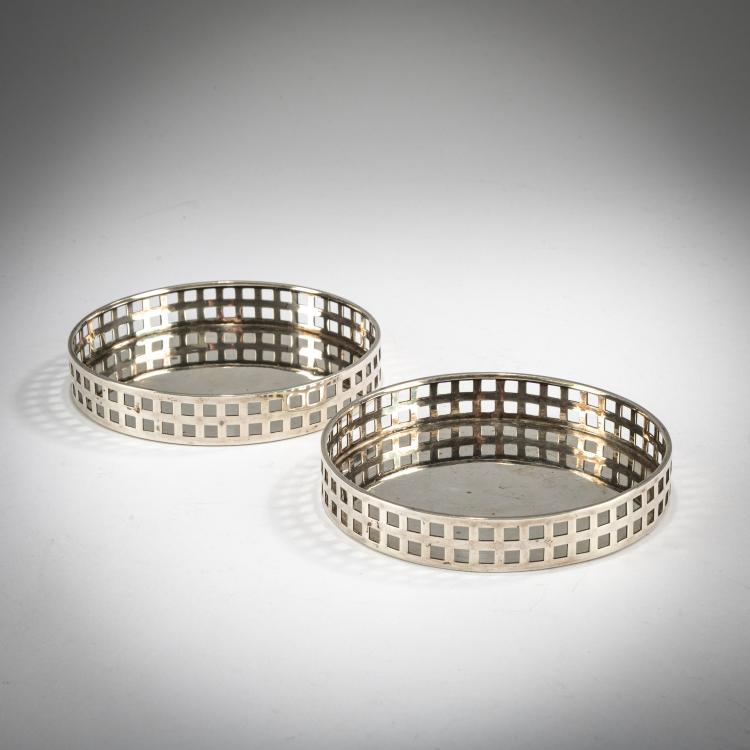 Hauptbild zu Objekt, Two coasters, 1905, Josef Hoffmann,Koloman Moser, Wiener Werkst&auml;tte, 178A 469
