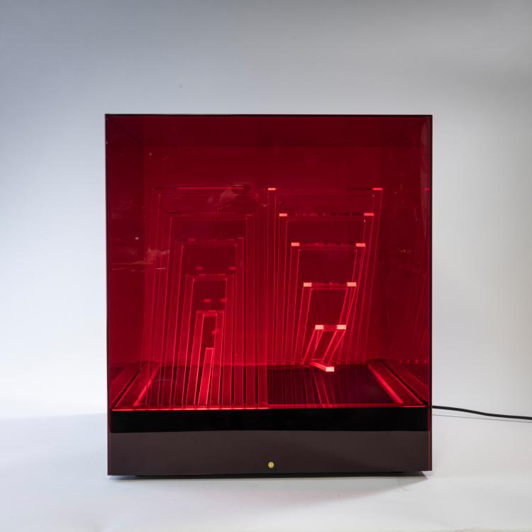 Hauptbild zu Objekt, 'cubo di teo' light object, c. 1970 (design), James Rivi&egrave;re, Centro Ricerche Arte Industria, Lissone, 178B 784