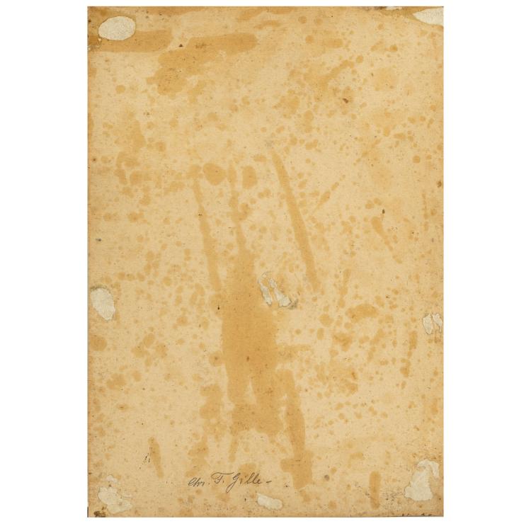 Bild 1 zu Objekt, Waldstudie, ca. 1830, Christian Friedrich Gille (zugeschrieben), 179C 748