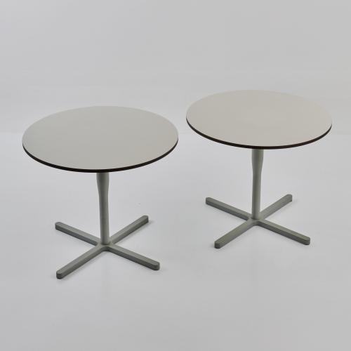 Two side tables from the series 'Atlas System', 1992 (design)
