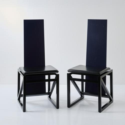 Zwei Stühle 'Edo 2', um 1982