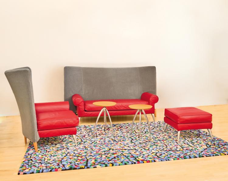 Hauptbild zu Objekt, Two-seater sofa 'Royalton', 1988, Philippe Starck, Driade, Corsico, 178B 633