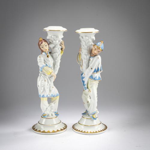 Two candlesticks, c. 1926