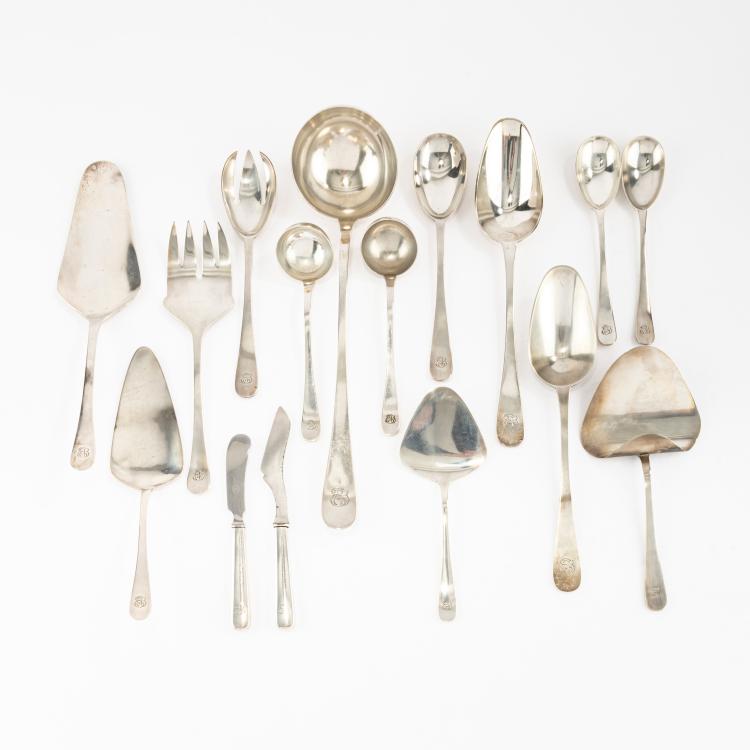 Bild 7 zu Objekt, 145-piece cutlery set 'Model III', 1910/11, Henry van de Velde, M&uuml;ller, Theodor, Weimar; Bahner, Franz, D&uuml;sseldorf; Posen, Lazarus, Frankfurt, Schleissner & S&ouml;hne, Hanau; Koch & Bergfeld, Bremen, 178A 456