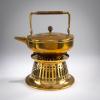 Teapot with warmer and burner, after 1903