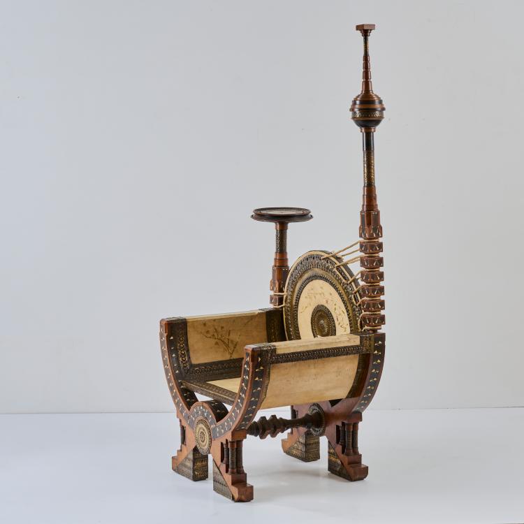 Bild 7 zu Objekt, Throne, c. 1900, Carlo Bugatti, Bugatti & Cie., Mailand / Milan, 178A 395