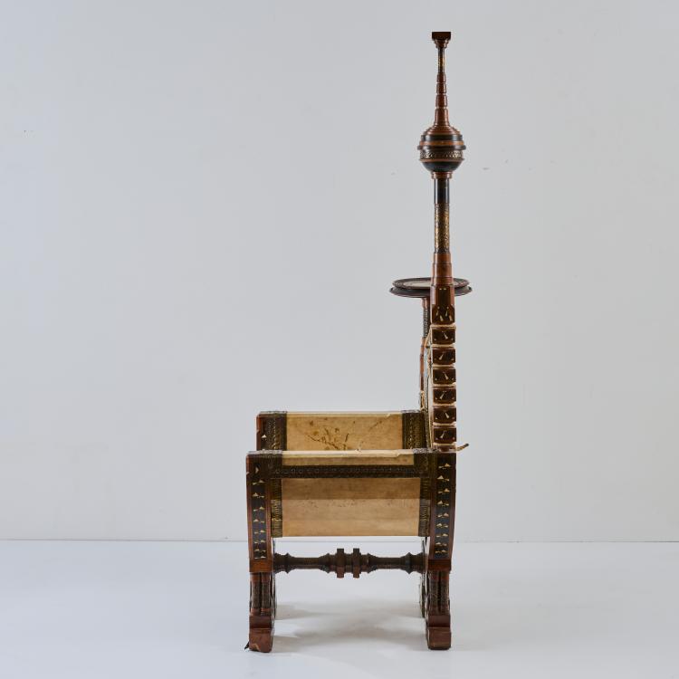 Bild 8 zu Objekt, Throne, c. 1900, Carlo Bugatti, Bugatti & Cie., Mailand / Milan, 178A 395