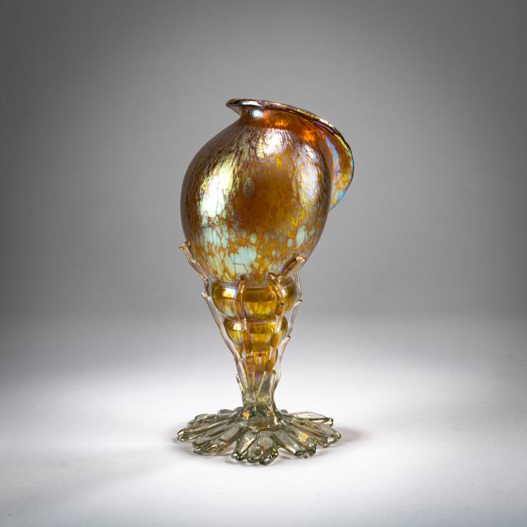 Bild 2 zu Objekt, 'Papillon'-Muschelvase, um 1899, L&ouml;tz Wwe., Klosterm&uuml;hle / Klastersky Mlyn, 178A 193