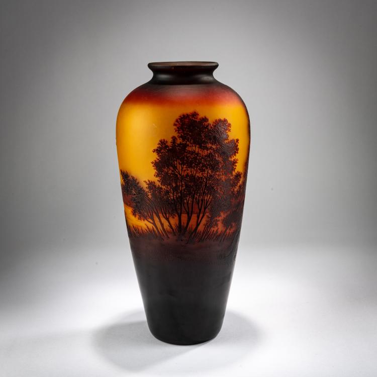 Bild 2 zu Objekt, Hohe Vase 'Paysage', 1919-23, Paul Nicolas, Nicolas, Paul, Nancy, 178A 158