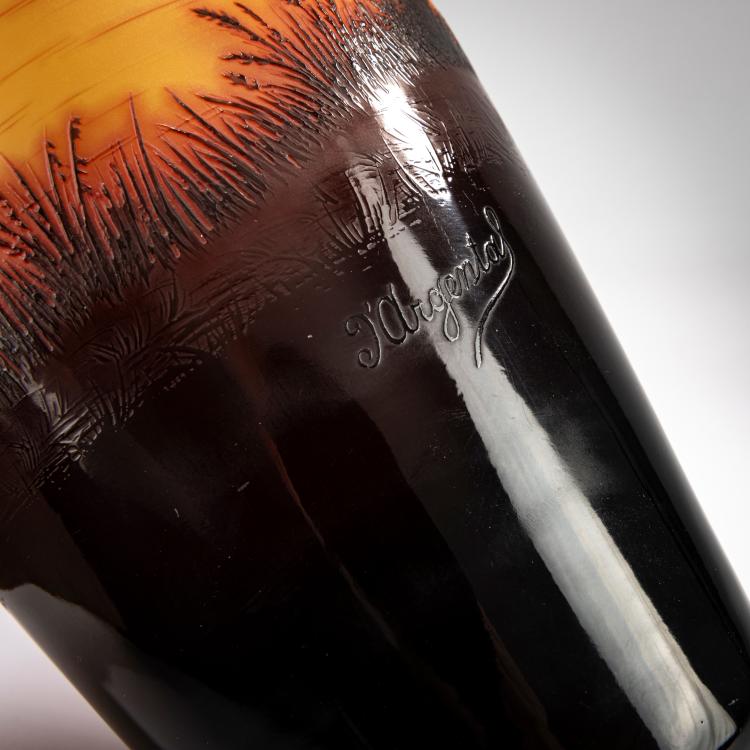 Bild 3 zu Objekt, Hohe Vase 'Paysage', 1919-23, Paul Nicolas, Nicolas, Paul, Nancy, 178A 158