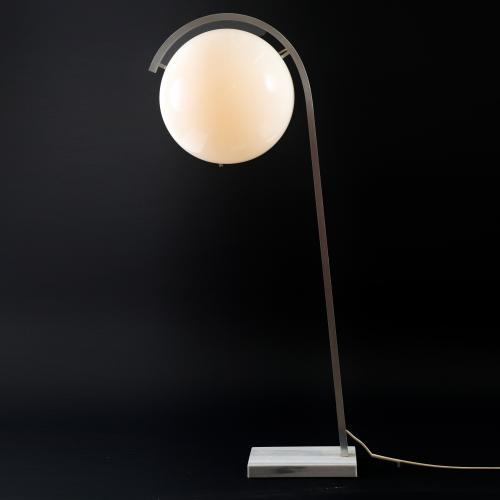 Stehleuchte 'Acrylic Globe', 1960er Jahre
