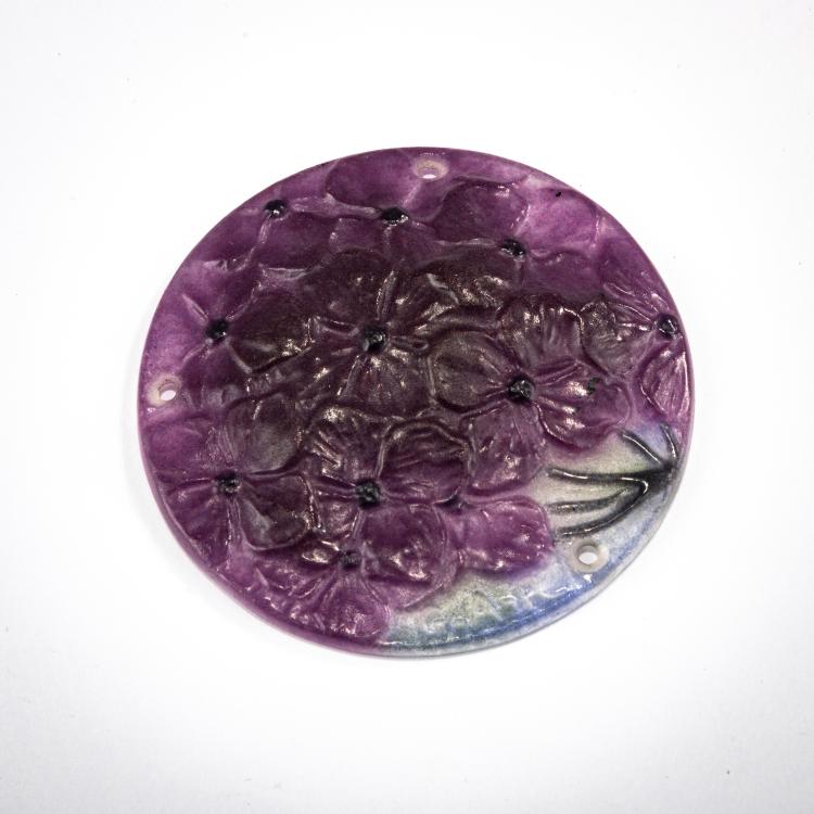 Hauptbild zu Objekt, Anh&auml;nger 'Hortensias', 1921, Gabriel Argy-Rousseau, Argy-Rousseau, Gabriel, Paris, 178A 3