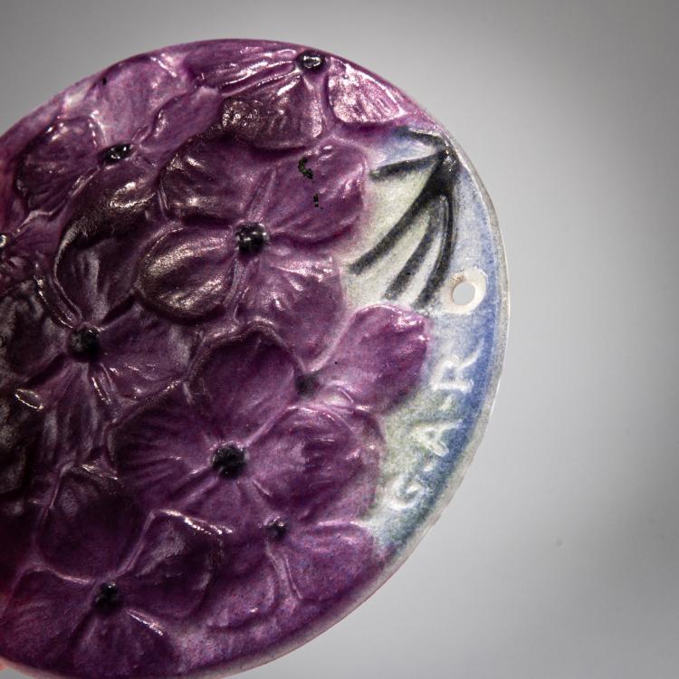 Bild 1 zu Objekt, Anh&auml;nger 'Hortensias', 1921, Gabriel Argy-Rousseau, Argy-Rousseau, Gabriel, Paris, 178A 3