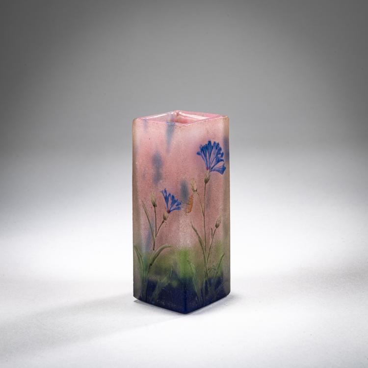 Hauptbild zu Objekt, Kleine Vase 'Bleuets', 1905, Daum Fr&egrave;res, Nancy, 178A 16