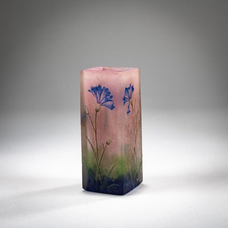 Bild 1 zu Objekt, Kleine Vase 'Bleuets', 1905, Daum Fr&egrave;res, Nancy, 178A 16