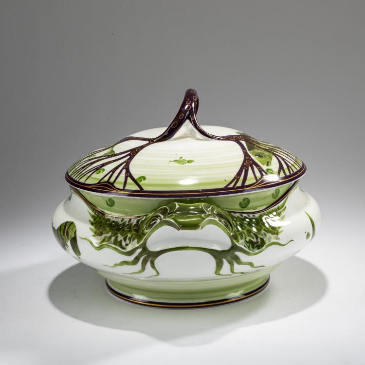 Bild 1 zu Objekt, Terrine aus dem Fischservice 'Modern', 1899/1900, Hermann Gradl, Nymphenburg, KPM, 178A 336