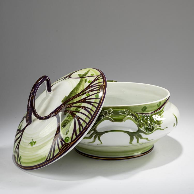 Bild 2 zu Objekt, Terrine aus dem Fischservice 'Modern', 1899/1900, Hermann Gradl, Nymphenburg, KPM, 178A 336