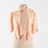 Bolero jacket with scarf